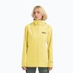 Moteriška striukė nuo lietaus Jack Wolfskin Trailtime 2L lemon ice