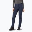 Moteriškos softshell kelnės Jack Wolfskin Geigelstein Slim night blue