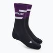 Vyriškos kompresinės bėgimo kojinės CEP 4.0 Mid Cut violet/black