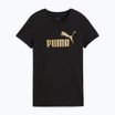 Moteriški marškinėliai PUMA ESS Metallic No. 1 Logo Tee puma black/metallic gold
