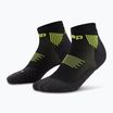Vyriškos kompresinės kojinės CEP Run Low Cut 5.0 black/lime
