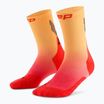Vyriškos kompresinės kojinės CEP Run Edt. Gradient Mid Cut Compression 5.0 red/marigold fade