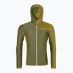 Vyriškas džemperis ORTOVOX Fleece Light Grid Hooded wild herbs