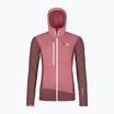 Moteriškas džemperis ORTOVOX Fleece Grid Hoody mountain rose