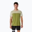 Vyriški bėgimo marškinėliai ASICS Race Top performance dried leaf green/cactus