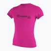 Moteriški plaukimo marškinėliai O'Neill Basic Skins Sun Shirt fox pink