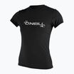 Moteriški plaukimo marškinėliai O'Neill Basic Skins Sun Shirt black