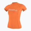 Moteriški plaukimo marškinėliai O'Neill Basic Skins Rash Guard light grapefruit