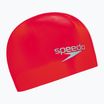 Speedo Plain Moulded raudona vaikiška plaukimo kepuraitė 8-709900004