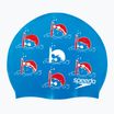 Vaikiška plaukimo kepuraitė Speedo Slogan Print blue