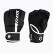 RDX F6 graplingo pirštinės juodos ir baltos spalvos GGR-F6MW