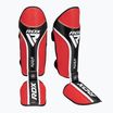 Blauzdų ir pėdų apsaugos RDX Shin Instep Aura Plus T-17 red