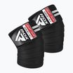 Kelių apsaugos RDX KR11 Gym Knee Wrap black/white