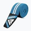 Kelių juostos RDX Weightlifting Gym Knee Wrap blue