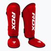RDX T1 blauzdikaulio ir pėdos apsaugos raudonos/baltos spalvos