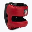 Bokso šalmas RDX Apex Boxing Head Gear With Nose Protection Bar red