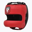 Bokso šalmas RDX Apex Boxing Head Gear With Nose Protection Bar red