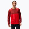 Vyriški dviračių marškinėliai ilgomis rankovėmis Endura Core Printed flame red