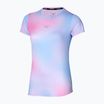 Moteriški bėgimo marškinėliai Mizuno Impulse Core Graphic Tee halogen blue