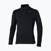 Vyriškas bėgimo džemperis Mizuno Warmalite Half Zip black