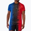 Vyriški bėgimo marškinėliai Mizuno DryAeroFlow Graphic Tee onired / oniblue