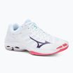 Tinklinio bateliai Mizuno Wave Voltage 2 white/violet indigo/camellia rose