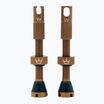 Vožtuvų komplektas presta Peaty's X Chris King MK2 Tubeless Valves 42 mm bourbon