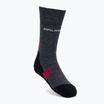 Vyriškos trekingo kojinės Brubeck BTR002 Trekking Light graphite/red