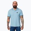 Vyriški polo marškinėliai Pitbull West Coast Polo Pique Stripes Regular light blue
