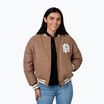 Moteriška striukė Pitbull Buena Quilted Varsity brown