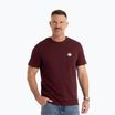 Vyriški marškinėliai Pitbull Small Logo dark burgundy