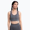 Gym Glamour Push Up Grey 402 fitneso liemenėlė