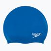 Speedo Plain Flat Silicone vaikiška plaukimo kepurė mėlyna 8-709931959