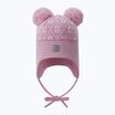 Vaikiška žieminė kepurė Reima Kuuru grey pink