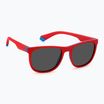 Vaikiški akiniai nuo saulės Polaroid PLD 8049/S red blue/grey polarized