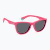 Vaikiški akiniai nuo saulės Polaroid PLD 8056/S matte pink/grey polarized