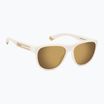 Akiniai nuo saulės Polaroid PLD 2156/S matte white/grey gold multilayer polarized