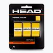 HEAD Prime Tour teniso raketės apvyniojimas 3 vnt. geltonos spalvos 285621