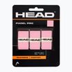 Padelio rakečių apvijos HEAD Padel Pro 3 vnt. pink