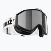Vaikiški slidinėjimo akiniai Bliz Liner Jr black white logo/brown&silver mirror