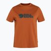 Moteriški trekingo marškinėliai Fjällräven Logo brown F87146