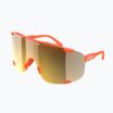 Akiniai nuo saulės POC Devour fl.orange translucent/clarity road/partly sunny gold