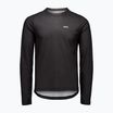 Vyriški dviračių marškinėliai ilgomis rankovėmis POC Motion Air Jersey uranium black