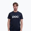 Vyriški dviratininkų marškinėliai POC Reform Enduro Tee uranium black