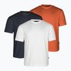 Vyriški marškinėliai Pinewood 3-Pack 3 vnt. white/pine/b.orange