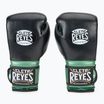 Bokso pirštinės Cleto Reyes Velcro Sparring green metalic pistachio/black