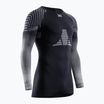 Vyriški termoaktyvūs marškinėliai ilgomis rankovėmis X-Bionic Invent Fx Shirt black/grey/light grey