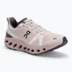 Moteriški bėgimo bateliai On Running Cloudsurfer Trail silver/mauve