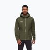 Vyriška striukė nuo lietaus Mammut Crater IV HS Hooded dark marsh