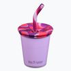 Puodelis Klean Kanteen Kid's Steel Straw Lid 296 ml crocus petal